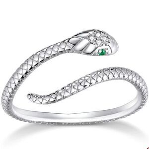 925 Sterling Silver Snake Ring